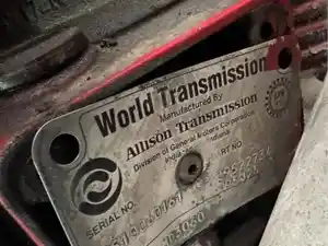 Used 1995 Allison MD3060 Transmission Assy (Stock #15791)) Part Image