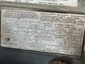 Used 1996 Mack EM7 Engine Assy (Stock #15009)) Part Image