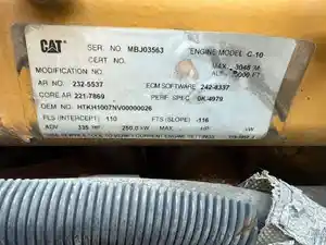 Used 2003 Caterpillar C10 Engine Assy (Stock #16193)) Part Image
