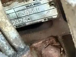 Used 2005 Caterpillar 3054C Engine Assy (Stock #16402)) Part Image