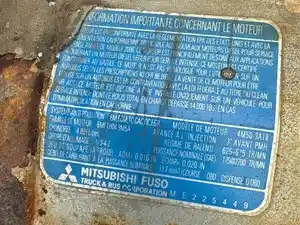 Used 2006 Mitsubishi 4M50-3AT8 Engine Assy (Stock #16351)) Part Image