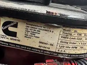 Used 2008 Cummins ISL Engine Assy (Stock #15349)) Part Image