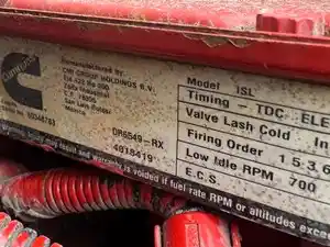 Used 2008 Cummins ISL Engine Assy Image