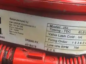 Used 2008 Cummins ISL Engine Assy (Stock #15405)) Part Image