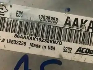 Used 2010 GM/Chev (HD) 6.2 ECM (Stock #15099)) Part Image