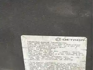 Used 2014 Detroit DD15TC Engine Assy (Stock #15857)) Part Image