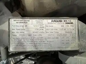 Used 2016 PACCAR MX13 Engine Assy (Stock #15033)) Part Image