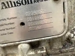 Used Allison 3500RDS Transmission Assy (Stock #16981)) Part Image