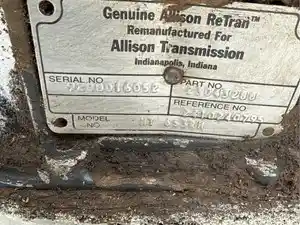 Used Allison MT653RM Transmission Assy (Stock #16648)) Part Image