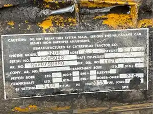 Used Caterpillar 3208 Engine Assy (Stock #16197)) Part Image