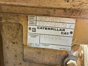 Used Caterpillar 3306DI Engine Assy (Stock #17043)) Part Image