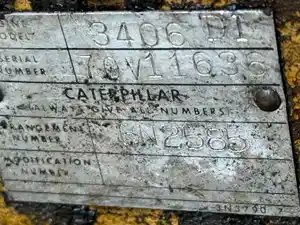 Used Caterpillar 3406A Engine Assy (Stock #16490)) Part Image