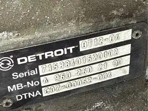 Used Detroit DT12-0A Transmission Assy (Stock #16651)) Part Image