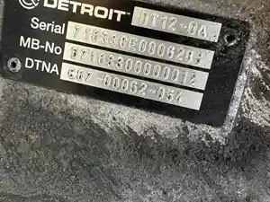 Used Detroit DT12-0A Transmission Assy (Stock #17017)) Part Image