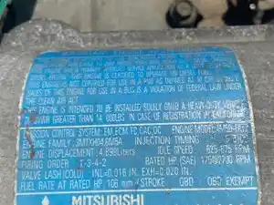 Used Mitsubishi 4M50-1AT2 Engine Assy (Stock #12776)) Part Image
