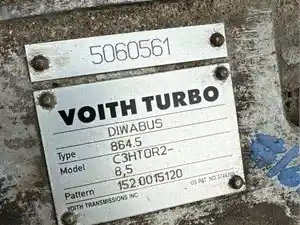 Used Universal VOITH C3HT0R2-8.5 Transmission Assy (Stock #16131)) Part Image
