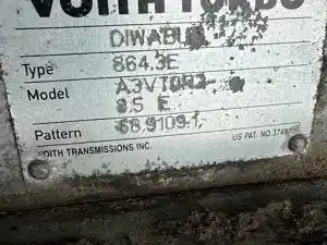 Used VOITH A3VT0R2-8.5 E Transmission Assy (Stock #17301)) Part Image