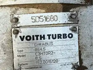 Used VOITH C3HT0R2-8.5 Transmission Assy (Stock #16105)) Part Image
