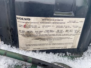 Used Volvo VED12D Engine Assy (Stock #11676)) Part Image