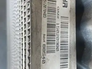 Used 2003 GMC C5500 Charge Air Cooler (Stock #950-21)) Part Image
