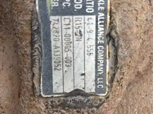 Used 2012 Axle Alliance R15-2N Rear Rear (Tandem Rear or Single) (Stock #1066-3)) Part Image