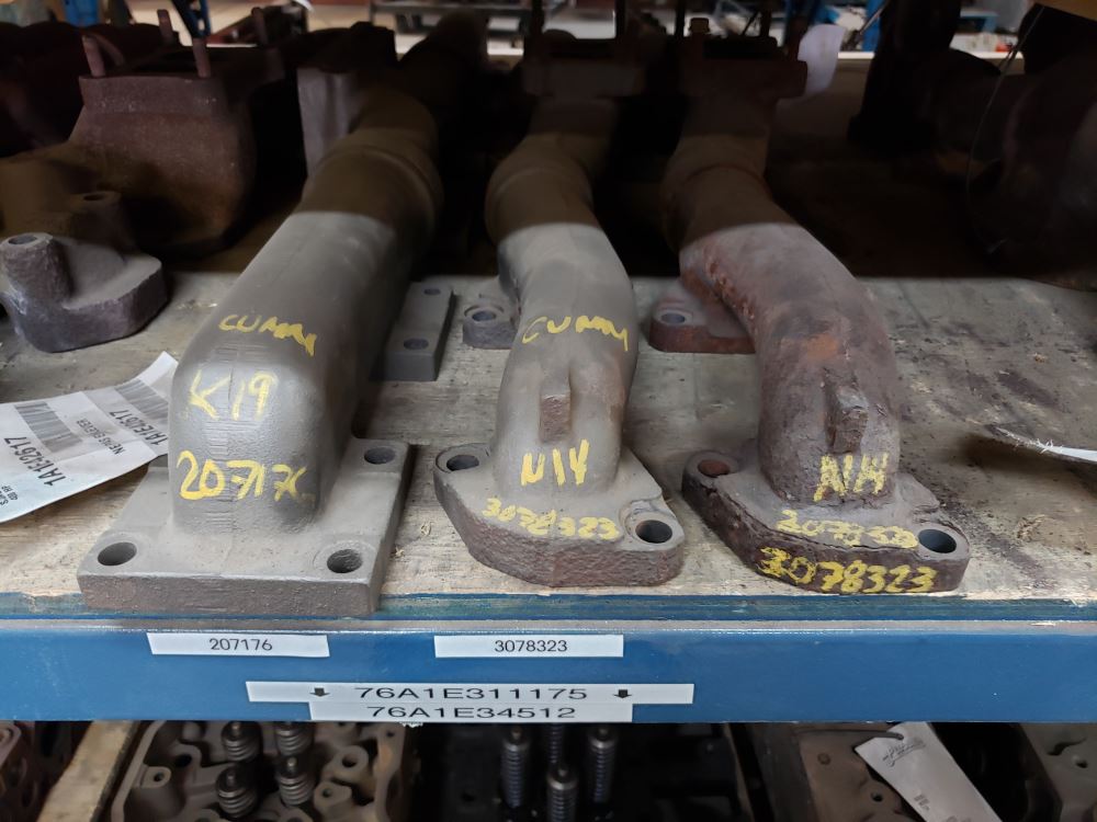 Cummins N14 (Stock 292n14stock) Exhaust Manifolds TPI