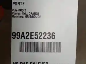 Photo of part