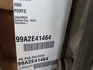 Photo of part