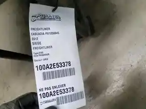 Used 2012 FREIGHTLINER CASCADIA PX125064S Seat (Stock #100A2E53378)) Part Image