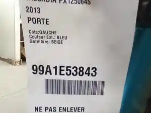 Used 2013 FREIGHTLINER CASCADIA PX125064S Door (Stock #99A1E53843)) Part Image