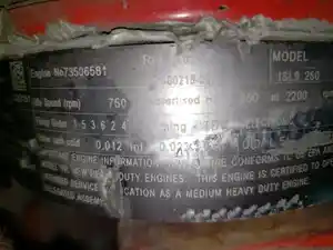 Used 2014 CUMMINS ISL9 Engine Assy (Stock #1A1E52512)) Part Image