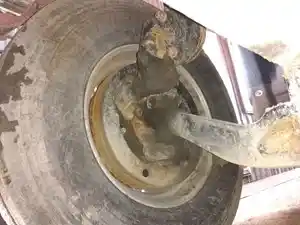 Used 2017 FREIGHTLINER CORONADO SD122 Front Axle, Complete (Stock #6A1E50518)) Part Image