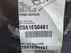 Used CUMMINS N-14E CELECT Turbo (Stock #20A1E50461)) Part Image