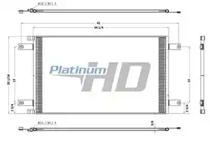New 2013 Peterbilt 579 A/C Condenser (Stock #ATC2433)) Part Image