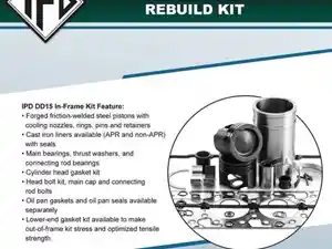 New Detroit DD15 Inframe Kit (Stock #KIF2317/520)) Part Image