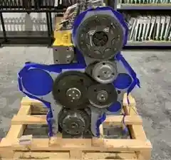 Rebuilt Caterpillar C15 (DUAL TURBO-ACERT-EGR) Engine Assy (Stock #CAT C15A SDP LONG BLOCK (ENGC15ALB6615SDP))) Part Image