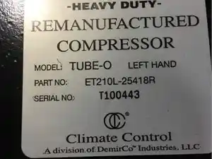 Used ALLIANCE A/C COMPRESSOR A/C Compressor (Stock #ABP R83-304061)) Part Image