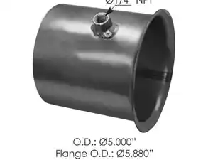 New Exhaust Pipe & Part (Stock #AUT/562.U15881PA)) Part Image