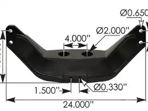 New Engine Mount (Stock #AUT/MPB75462)) Part Image