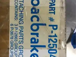 Used Miscellaneous (Stock #PACP12504)) Part Image