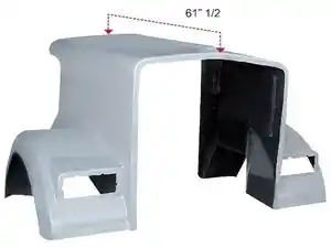 New Hood (Stock #TTH/K0260B)) Part Image
