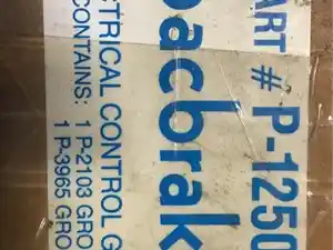 Used Miscellaneous (Stock #PACP-12505)) Part Image