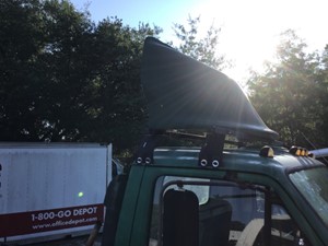Used 1994 Isuzu W3500/W4500/NPR/NPR-HD Roof Fairing (Stock #P-1601)) Part Image