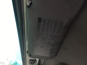 Used 2005 Isuzu W3500/W4500/NPR/NPR-HD Sun Visor (Stock #P-1073)) Part Image