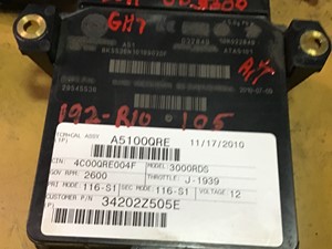 Used 2011 Allison 3000 SERIES Transmission ECM (Stock #192-R10105-4)) Part Image