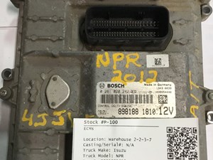 Used 2012 Isuzu 4JJ1-TC ECM (Stock #P-100)) Part Image