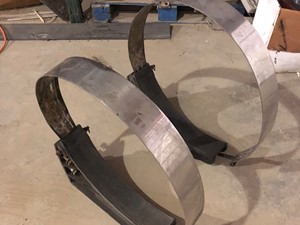 Used 2006 Peterbilt 379 Fuel Tank Bracket (Stock #P-55)) Part Image