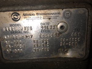 Used Allison 1000 SERIES Transmission Assy (Stock #P-4)) Part Image