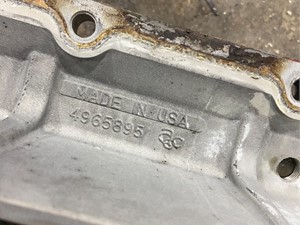 Used 2009 Cummins ISX Oil Cooler (Stock #41-28)) Part Image