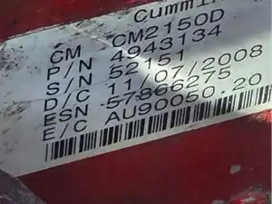 Used 2009 CUMMINS ISB6.7 Engine Assy Image